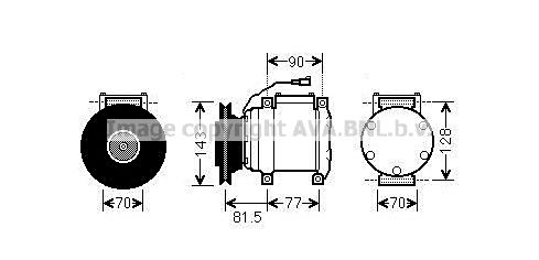 AVA QUALITY COOLING Kompressor,kliimaseade MTK216